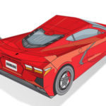 Zbuduj własną (papierową) corvette C8