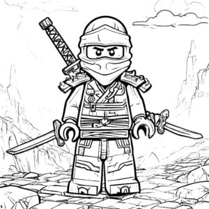 Kolorowanki Lego Ninjago