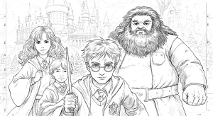 Kolorowanki Harry Potter 19