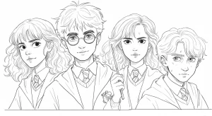 Kolorowanki Harry Potter 24