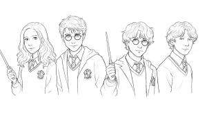 Kolorowanki Harry Potter 26