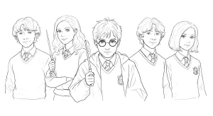 Kolorowanki Harry Potter