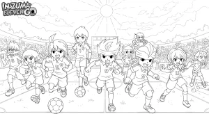 Kolorowanki Inazuma Eleven Go 41