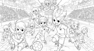 Kolorowanki Inazuma Eleven Go 43