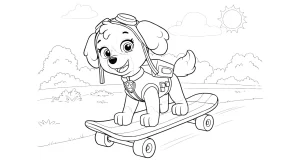 Kolorowanki Chase PAW Patrol